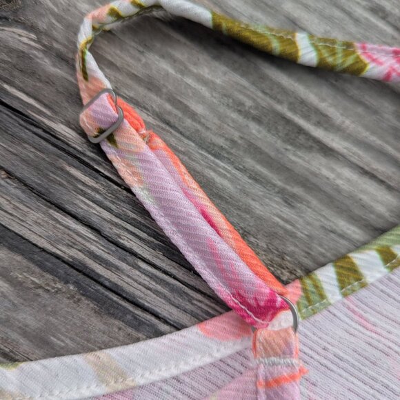 Hurley Swing Crop Tank Floral Sunset District NWT - Picture 5 of 11